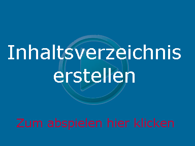 Inhaltsverzeichnis anlegen