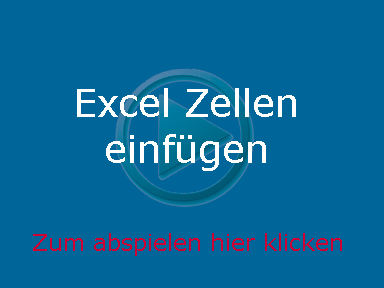 Excel Zellen einfgen